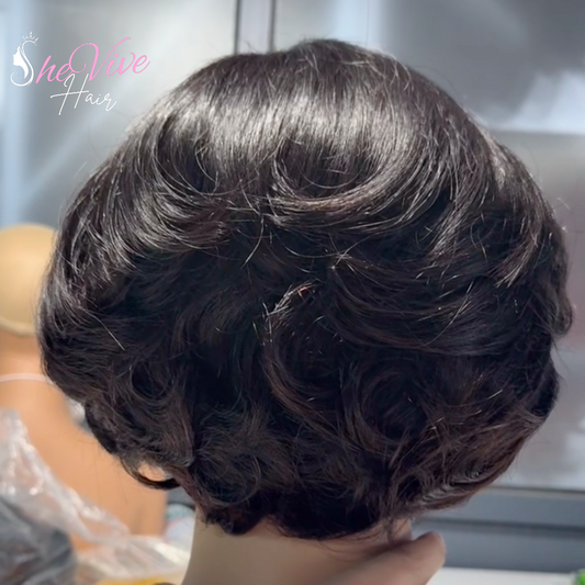 Human Hair 5x5 Lace Closure Wig