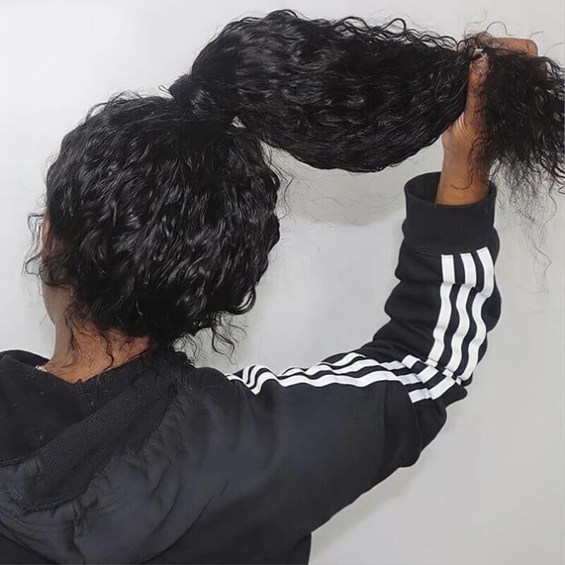 Deep Wave 360 Lace Wigs With Pre-plucked Hair Glueless Install