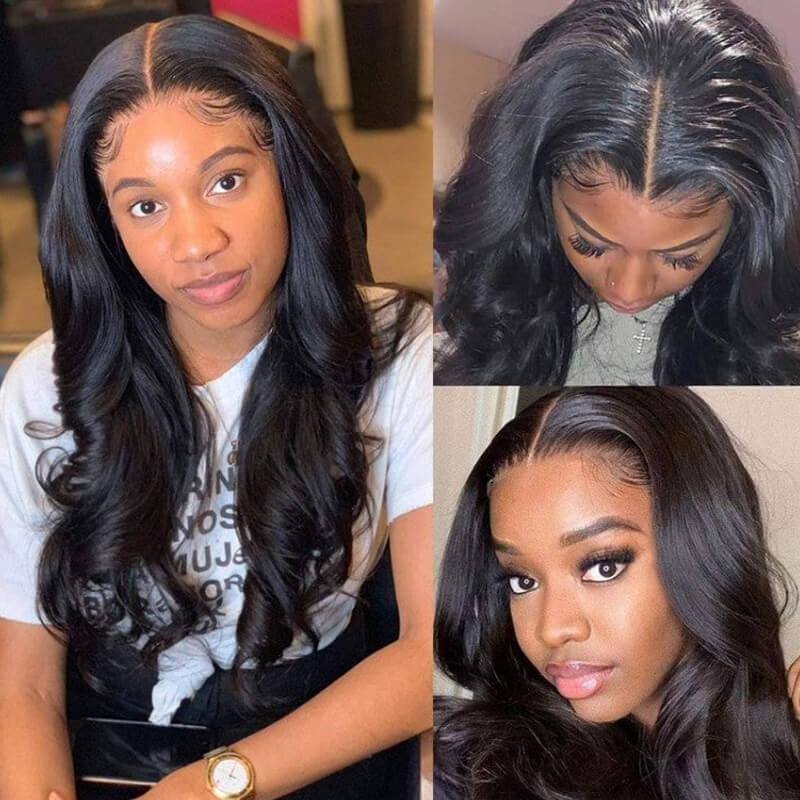 360 Lace Frontal Wigs Body Wave Virgin Hair