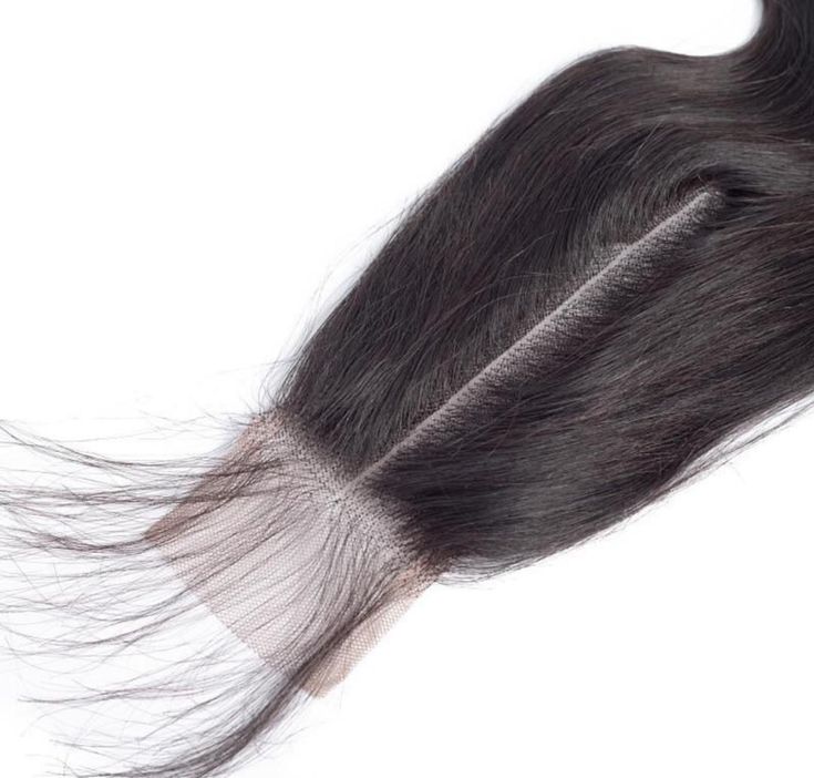 100% human hair natural hairline swiss lace 2x6 closure with baby hair