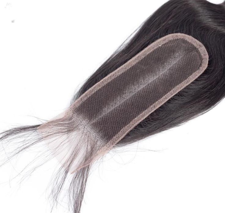 100% human hair natural hairline swiss lace 2x6 closure with baby hair