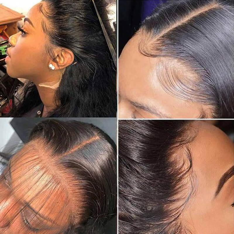360 Lace Frontal Wigs Straight Hair 100% Human Hair Wigs