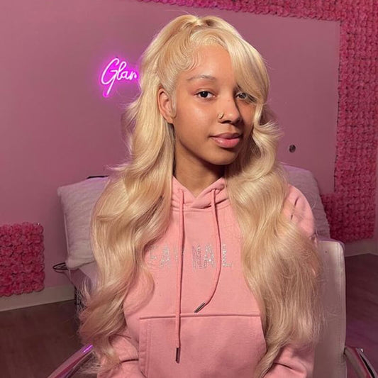 613 Blonde Body Wave 13x4 HD Lace Frontal Human Hair Wig