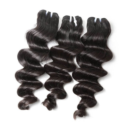 High quality deep wave cuticle aligned human hair bundles weaves