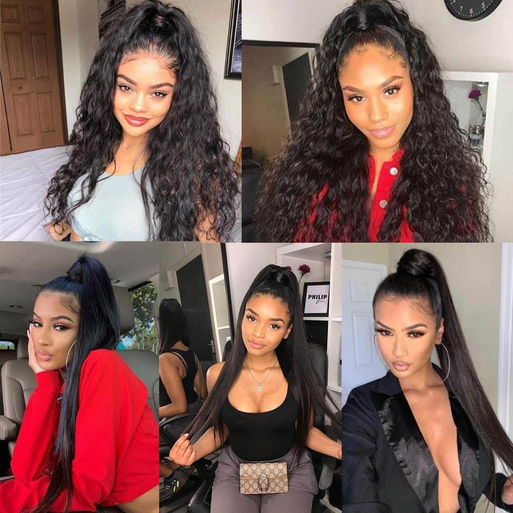 Tether Ponytail Hair 100% Virgin Hair Weight 100 Grams