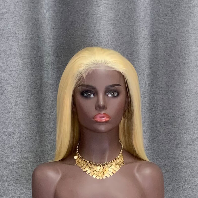4x4 HD Lace Bob Wig 613 Blonde Human Hair