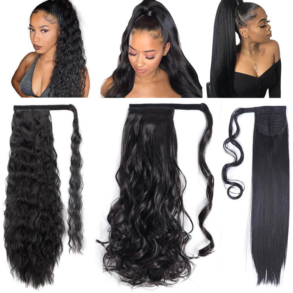 Tether Ponytail Hair 100% Virgin Hair Weight 100 Grams