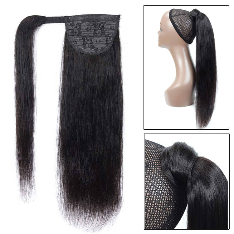 Tether Ponytail Hair 100% Virgin Hair Weight 100 Grams