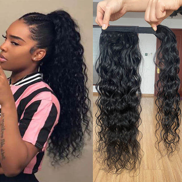 Tether Ponytail Hair 100% Virgin Hair Weight 100 Grams