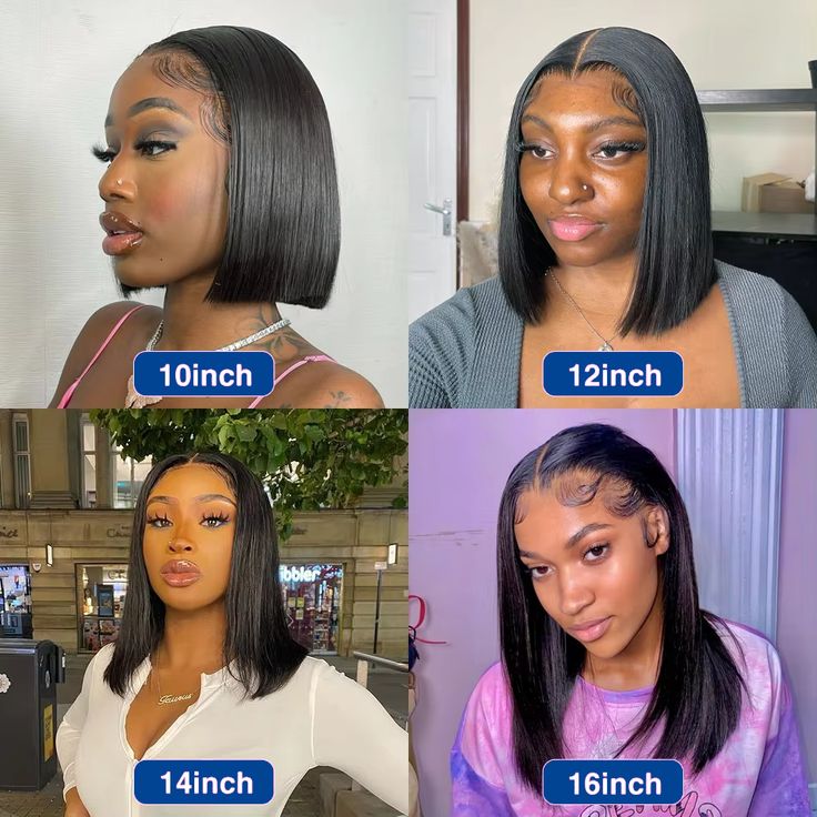 Short virgin human hair glueless 5x5 HD lace closure bob wigs for black women