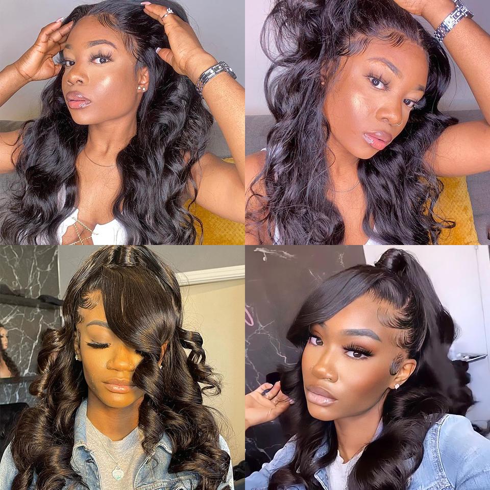 360 Lace Frontal Wigs Body Wave Virgin Hair