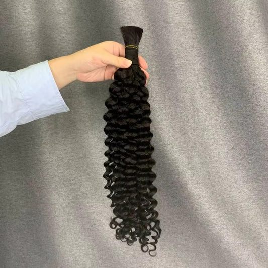 No Weft Bulk Human Hair for Braiding