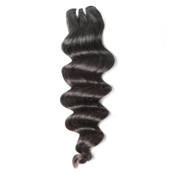 High quality deep wave cuticle aligned human hair bundles weaves