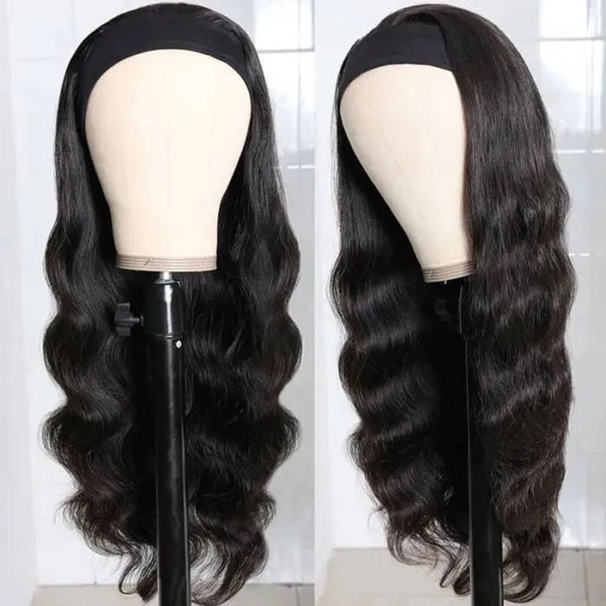Headband Wigs Body Wave Brazilian Human Hair Wig