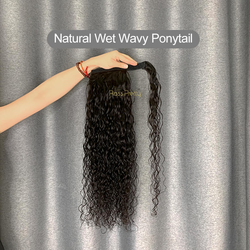 Tether Ponytail Hair 100% Virgin Hair Weight 100 Grams