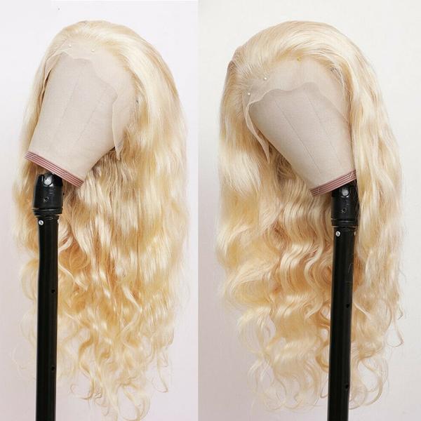 13X4 HD Lace Front Wigs 613 Blonde Brazilian Body Wave Wigs